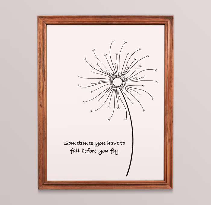 Dandelion Fingerprint Art - Image 3