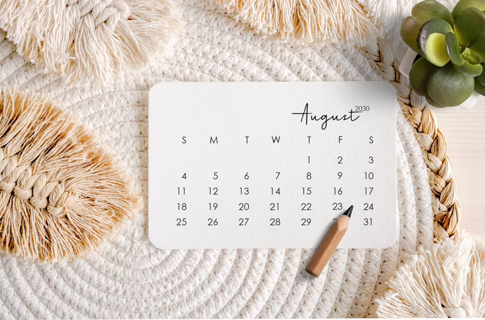 Mini calendar 3x2'' 2025 and more - Image 2